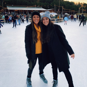Mal and Morg Ice Skating
